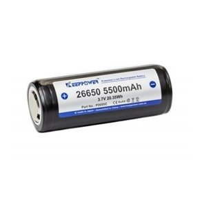 5500 mAh KEEPPOWER Li-Ion - 26650 - PCB - 3.7 V - beskyttet ( PCB )