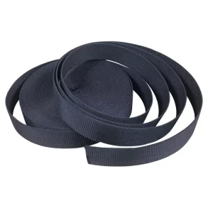 50 mm nylonwebbing - Sort - pr. meter