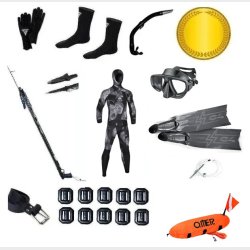 Sportsbutikken - Pakkest - UNDERVANDSJAGT - 7 mm - Inkl. bly 