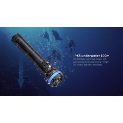 Dykkerlygte - D26 Long - 2500 Lumen