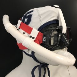 Octo national -  Det originale remsystem inkl. 2 snorkelholder - Landefarver - 25 mm bred nylon