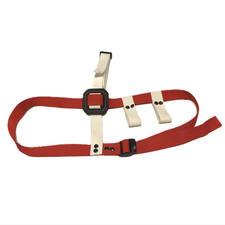 Octo national -  Det originale remsystem inkl. 2 snorkelholder - Landefarver - 25 mm bred nylon