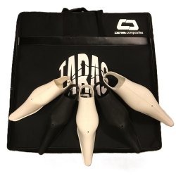 TARAS finner - Hvid/Sort