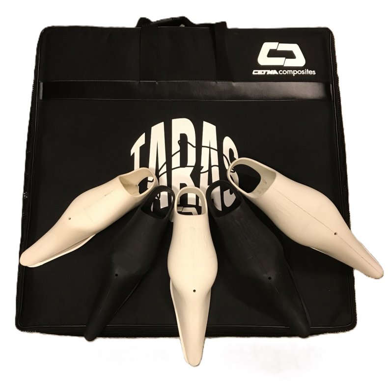 TARAS finner - Hvid/Sort