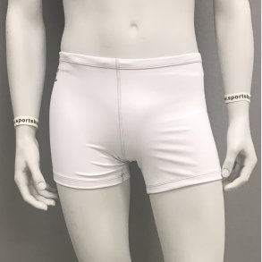 Hvide badebukser - Square Leg - Agonswim