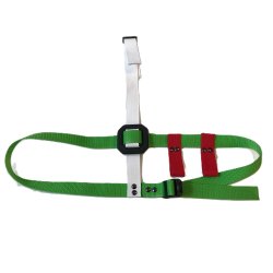 Octo national -  Det originale remsystem inkl. 2 snorkelholder - Landefarver - 25 mm bred nylon