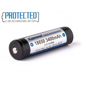 3500 mAh KEEPPOWER Li-Ion - 18650 - PCB - 3.6-3.7 V
