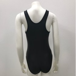 Sort Full back badedragt  - uden lynls - Agonswim