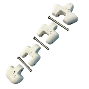 Halsvgt st - Dyno og D&D vgt kit - 1.4 kg - Hvid