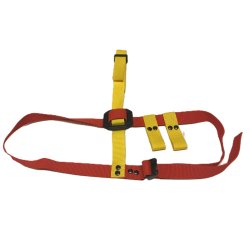 Octo national -  Det originale remsystem inkl. 2 snorkelholder - Landefarver - 25 mm bred nylon