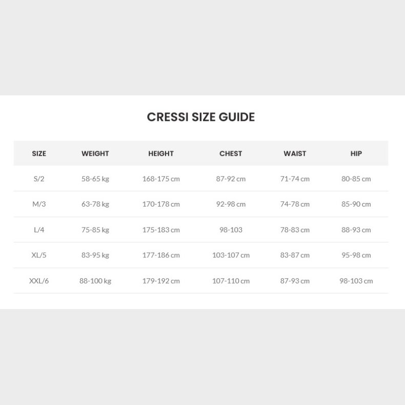 7 mm Cressi Tracina med High waist  buks komplet