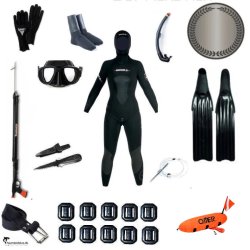 Pakkest - undervandsjagt - Dame - 7 mm - SLV - Inkl. bly