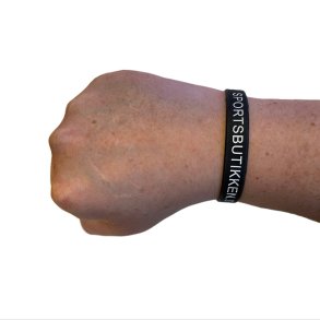 H�ndledsb�nd silikone - Sort (2 stk.)