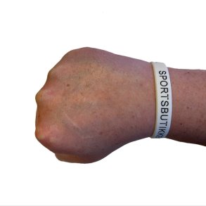 H�ndledsb�nd Silikone - Hvid (2 stk.)