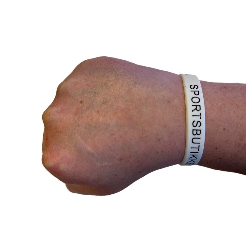 H�ndledsb�nd Silikone - Hvid (2 stk.)