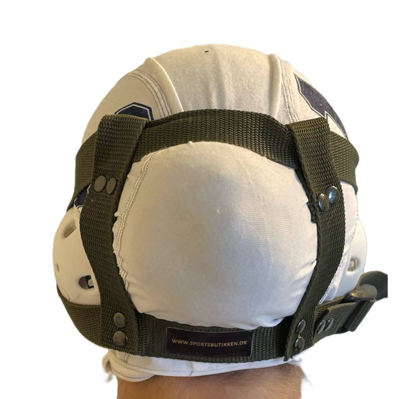 Lair -  Remsystem til langt hr inkl. 2 snorkelholder - Mange farver - 25 mm bred nylon