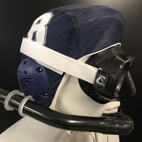 Simpel - Velcro rem til maske - 25 mm bred nylonvelcro incl. 1 silikone snorkelholder