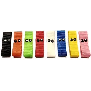 Snorkelholder nylon - Mange farver