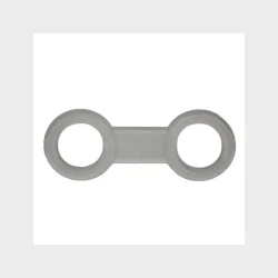 Simpel - Velcro rem til maske - 25 mm bred nylonvelcro incl. 1 silikone snorkelholder