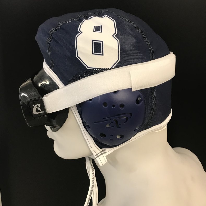 Simpel - Velcro rem til maske - 25 mm bred nylonvelcro incl. 1 silikone snorkelholder